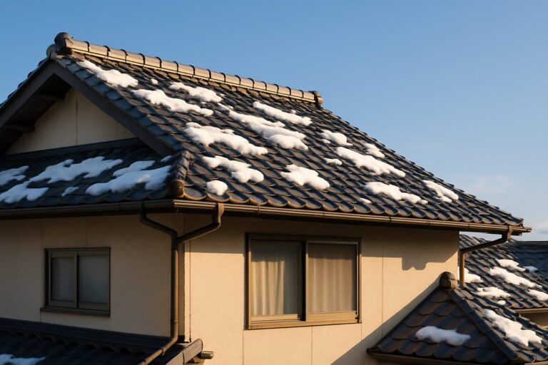 屋根の雪と紫外線 ― 春先のダメージを最小化する塗膜設計